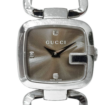 Gucci Diamond Steel Watch 125.5 7245321011 75831573