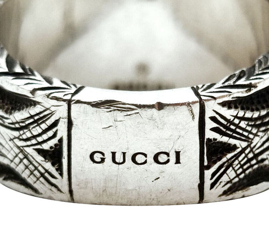 Gucci Heart Silver Ring 7208601785 73042592