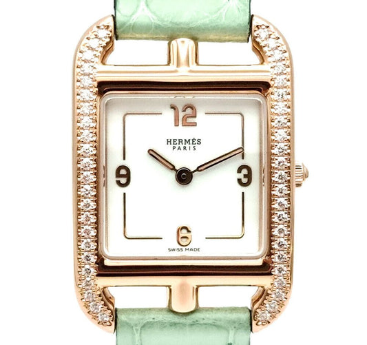 Hermes Cape Code Diamond Gold Watch CC1.274 7458796123 121399086