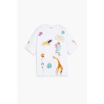 DESIGUAL メンズトライブTシャツ21269990ホワイト 128311867