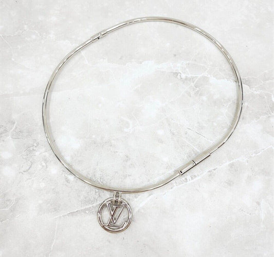 Louis Vuitton Limited Edition Silver Circle Charm Ring Belt 115607857