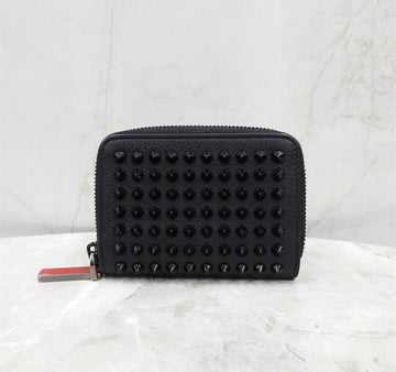 CHRISTIAN LOUBOUTIN ブラック スパイク ジッパー カードケース 121957082