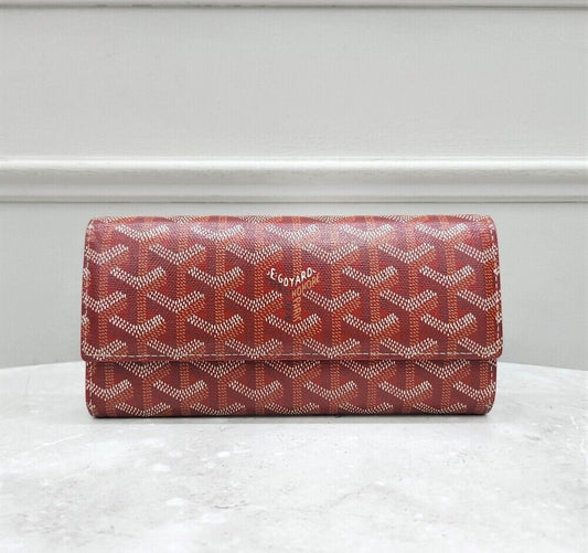 GOYARD スペシャル レッド バレン 長財布 39788648