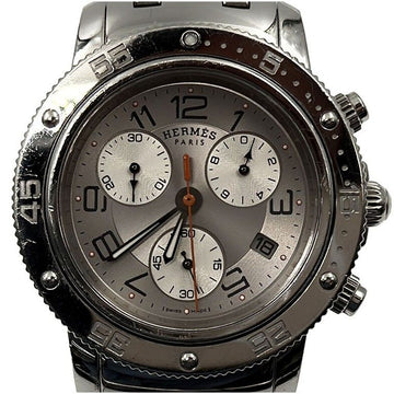 Hermes Clipper Chrono Steel Watch (CP2.410) 82225013 145928425