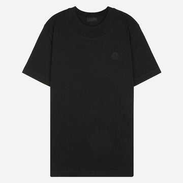 MONCLER 5F Logo Patch Baumwoll T-Shirt Schwarz 8C00008 89AYW 999 145987621