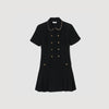 Sandro Short Tweed Black Dress 155437464 [P]