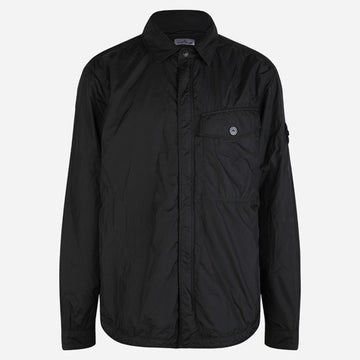 Stone Island Crinkled Nylon Jacket Black 146339563