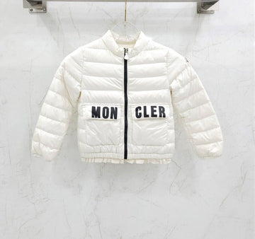 Moncler Kids White Logo VIOLETTE Lightweight Padding 146352523