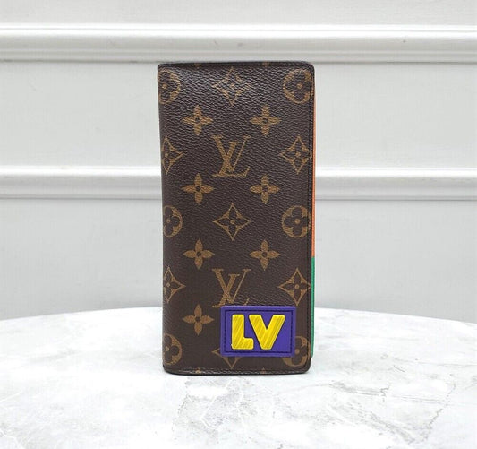 Louis Vuitton Rubber Patch Brazza Wallet 94578713