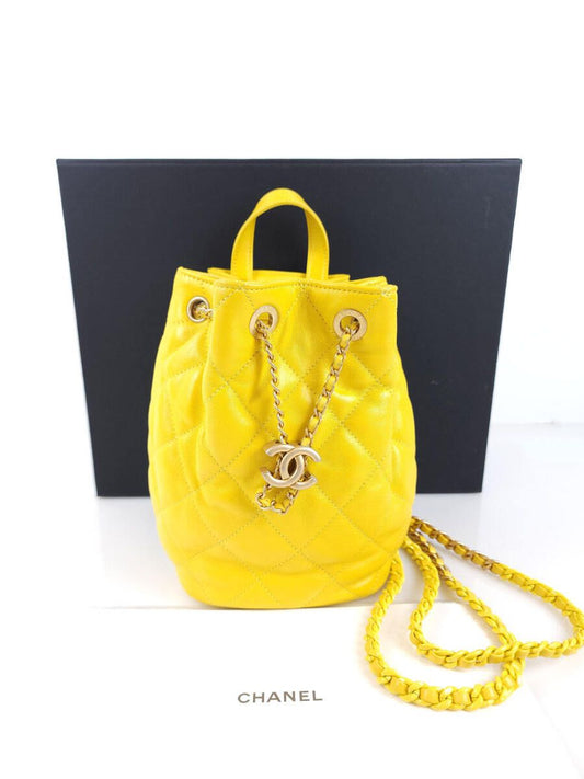 CHANEL ドローストリング バケット バッグパック 4668 61413212
