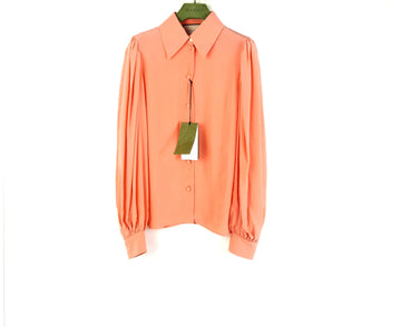 Gucci Puff Volume Silk Shirt 721666 10662 140778069