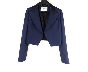 Fendi Grandepudre Wool Crop Jacket 11647 145823814