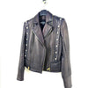 Balmain Lambskin Rider Leather Jacket 10902 142188364 [P]