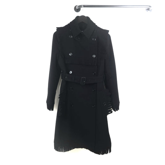 Burberry Fringed Cashmere Blend Coat 7276 114872099
