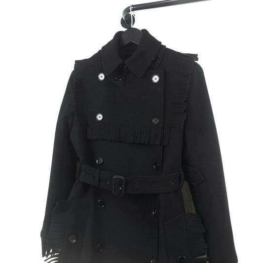 Burberry Fringed Cashmere Blend Coat 7276 114872099