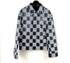 LOUIS VUITTON ダミエレザーライダースジャケット11050 142922725 [P]