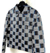 LOUIS VUITTON ダミエレザーライダースジャケット11050 142922725 [P]