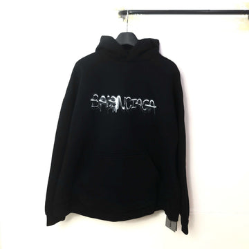 Balenciaga Slouchy Logo Hoodie 674986 9542 134159082