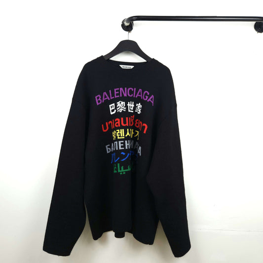 Balenciaga Language Logo Knit 8317 124286995