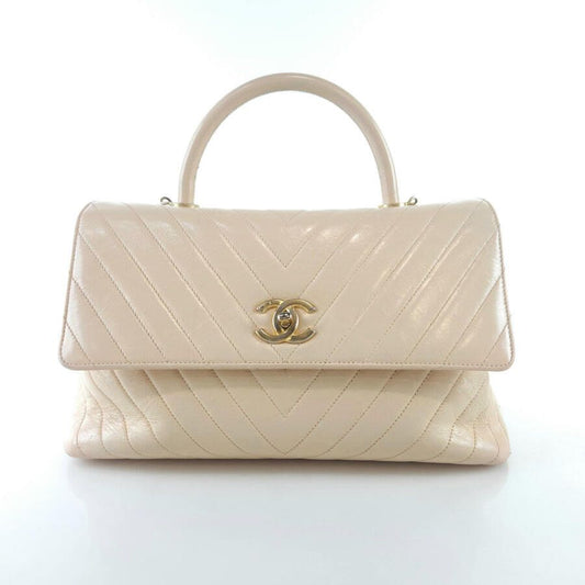 CHANEL シェブロンココハンドルトートバッグショルダーバッグA92992 7903 120952970