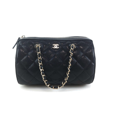 CHANEL Caviar Bowling Cylinder Tote Bag Shoulder Bag Crossbody Bag AP4474 9550 134161224