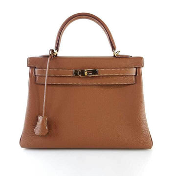 Hermes Kelly Togo Leather Tote Bag Shoulder Bag 11028 142881167