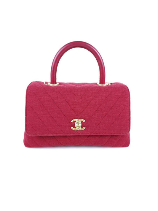 CHANEL ココハンドルファブリックトートバッグショルダーバッグA92990 5818 76750642