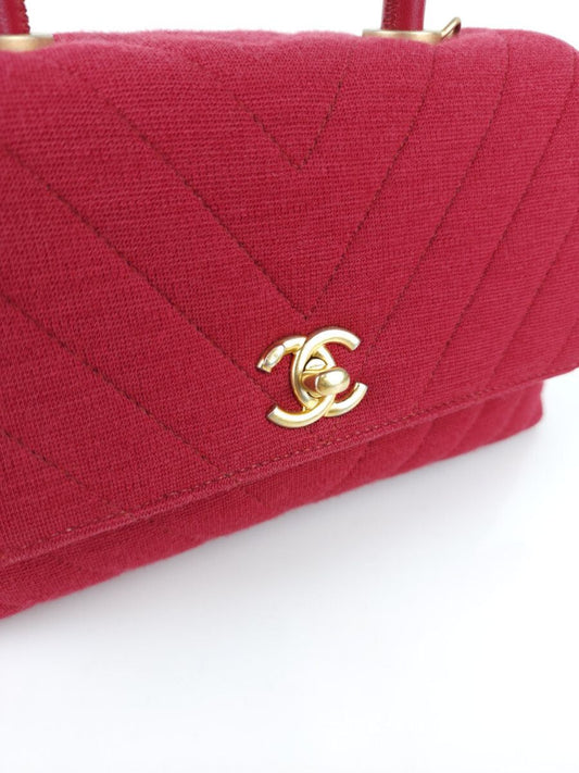 CHANEL ココハンドルファブリックトートバッグショルダーバッグA92990 5818 76750642