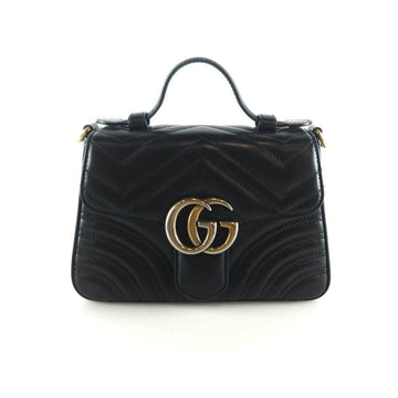 GUCCI GGマーモント タフ ハンドル ショルダーバッグ クロスボディ547260 6449 91629798