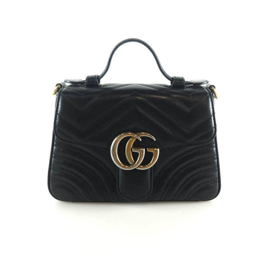 GUCCI GGマーモント タフ ハンドル ショルダーバッグ クロスボディ547260 6449 91629798