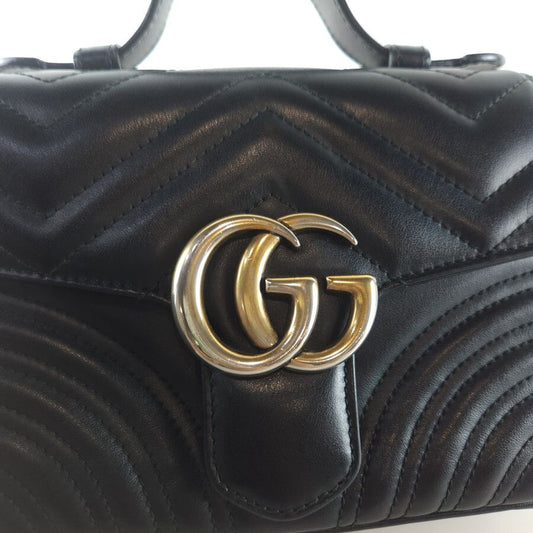 GUCCI GGマーモント タフ ハンドル ショルダーバッグ クロスボディ547260 6449 91629798