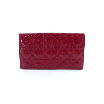 Dior Lady Patent Cannage Chain Pouch Crossbody 11779 146538213