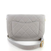 CHANEL ハーフムーンキャビアフラップメッセンジャーバッグショルダーバッグクロスバッグAS2485 8242 123671442 [P]