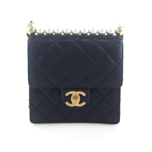 CHANEL パール フラップ ショルダーバッグ クロスバッグ AS0584 7017 107734784