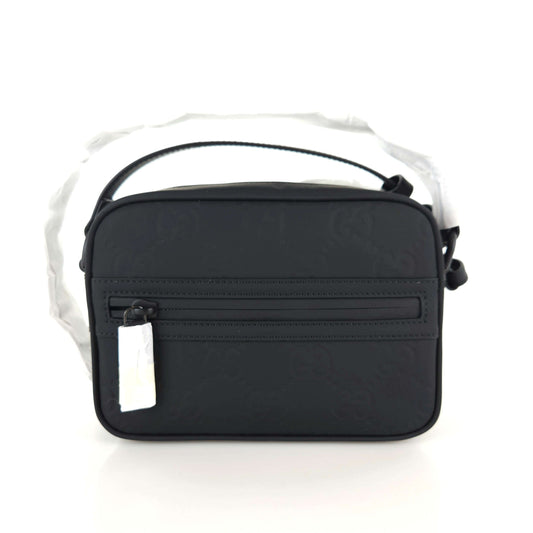 GUCCI gg GG ラバー効果レザークロスバッグ 771293 7103 112623960