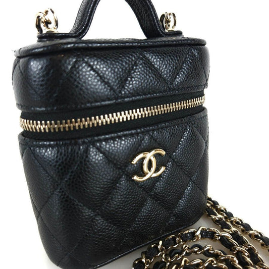 CHANEL コスメティックバニティトップハンドルクロスバッグAP2503 6517 93354740
