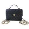 CHANEL Caviar Top Handle Rucksack 11706 146240881 [P]