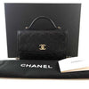 CHANEL Caviar Top Handle Rucksack 11706 146240881 [P]
