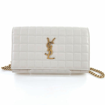 SAINT LAURENT Cassandra Matelassé Kette Geldbörse Crossbody 743346 9970 137923769