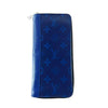 LOUIS VUITTON ブルーモノグラム ジッピー ウォレット バーティカル M30447 10887 141886764 [P]