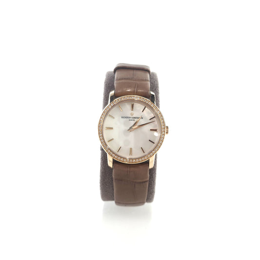 Vacheron Constantin 18K Traditional Diamond Quartz Watch 25558/000R-B156 8372 124618910