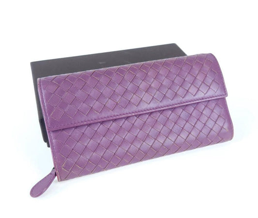Bottega Veneta Intrecciato Flap Long Wallet 2269 35455878