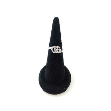 GUCCI ランニング G 18kダイヤモンド ホワイトゴールド リング 11535 145522188