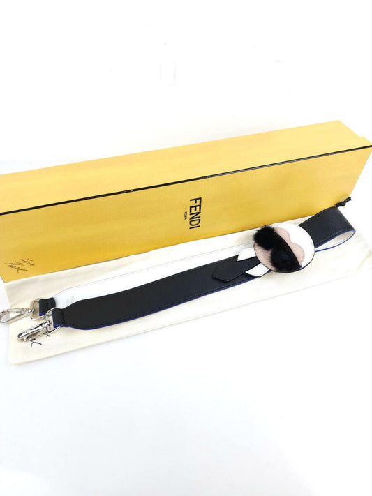 FENDI Mink Pelz Leder Schulterriemen 8AV077 5099 66504487