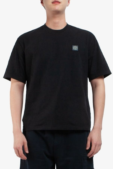 STONE ISLAND Kompass Logo Patch Regulär Organisch Kamm Baumwolle T-Shirt 2100034 1526 139104563