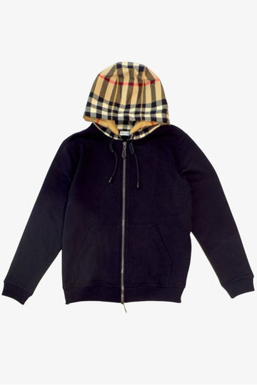 Burberry 25FW SAMUEL Check Hooded Cotton Zip-Up 8060705 A1189 1684 143301246