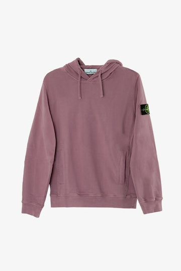 STONE ISLAND Stein-Wappen gebrushtes Bio-Baumwoll-Fleece Kapuzensweatshirt V0086 1343 139104742
