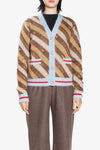 CASABLANCA Diagonal Cardigan KW 285 01 1026 139105139 [P]
