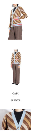 CASABLANCA Diagonal Cardigan KW 285 01 1026 139105139 [P]