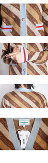 CASABLANCA Diagonal Cardigan KW 285 01 1026 139105139 [P]